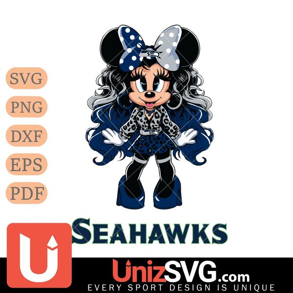 Seattle Seahawks Beauty Minnie Mouse