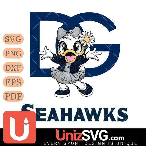 Seattle Seahawks Dolce And Gabbana Daisy Duck Disney