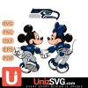 Seattle Seahawks Fan Minnie And Mickey Love