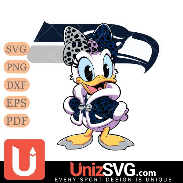 Seattle Seahawks Fancy Daisy Duck Disney