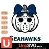 Seattle Seahawks Hello Kitty Jason Voorhees pumpkin Horror