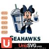 Seattle Seahawks Minnie Mouse Fan And Coffee