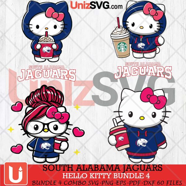 South Alabama Jaguars Hello Kitty bundle 4