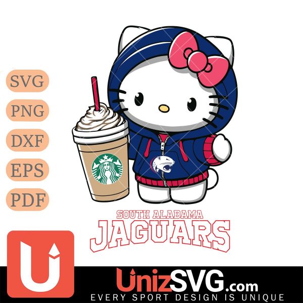 South Alabama Jaguars Hello Kitty Starbucks