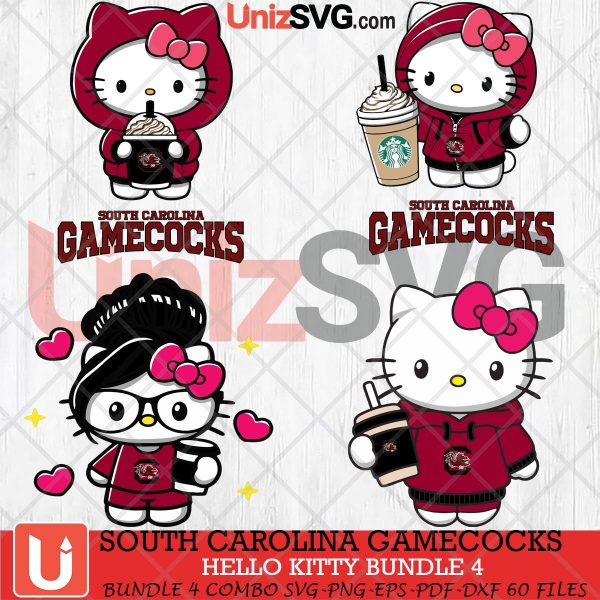 South Carolina Gamecocks Hello Kitty bundle 4