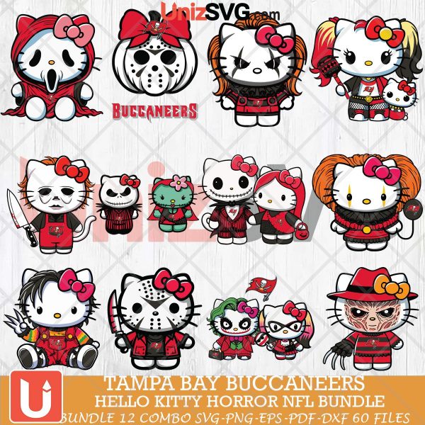 Tampa Bay Buccaneers Hello Kitty Horror bundle 12