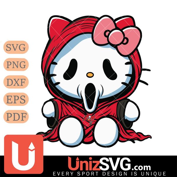 Tampa Bay Buccaneers Hello Kitty GhostFace Horror