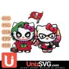 Tampa Bay Buccaneers Hello Kitty Joker x Harley Quinn Horror