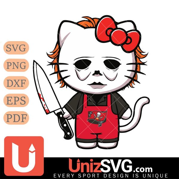 Tampa Bay Buccaneers Hello Kitty Michael Myers Horror