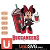 Tampa Bay Buccaneers Minnie Mouse Fan And Coffee