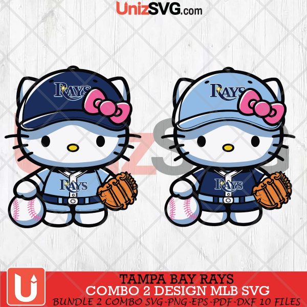 Tampa Bay Rays Hello Kitty Bundle 2 SVG