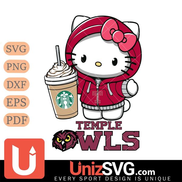 Temple Owls Hello Kitty Starbucks