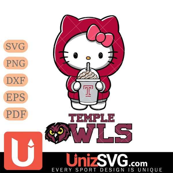 Temple Owls Hello Kitty Starbucks 2