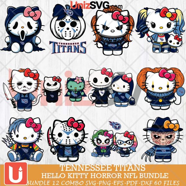 Tennessee Titans Hello Kitty Horror bundle 12