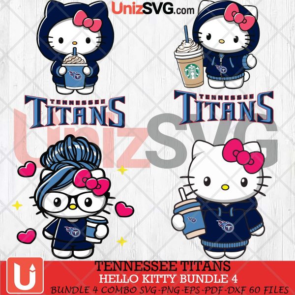 Tennessee Titans Hello Kitty SVG