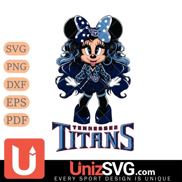 Tennessee Titans Beauty Minnie Mouse