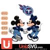 Tennessee Titans Fan Minnie And Mickey Love