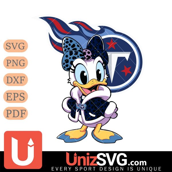 Tennessee Titans Fancy Daisy Duck Disney