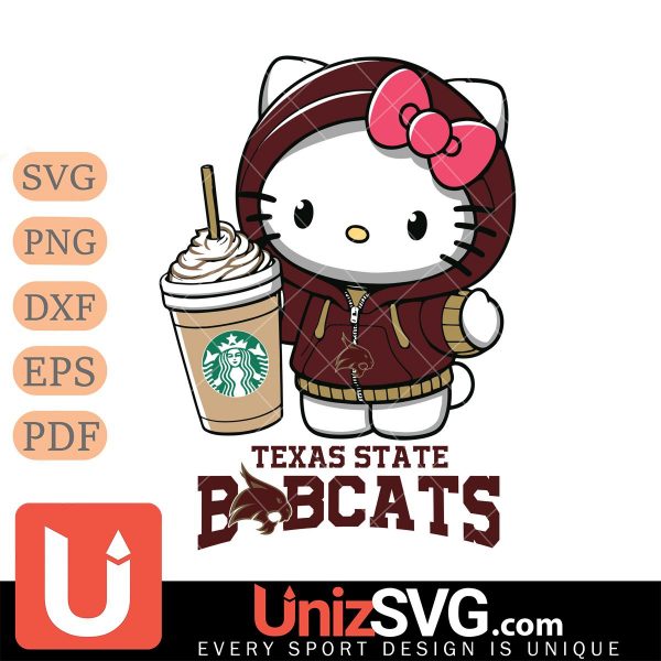 Texas State Bobcats Hello Kitty Starbucks