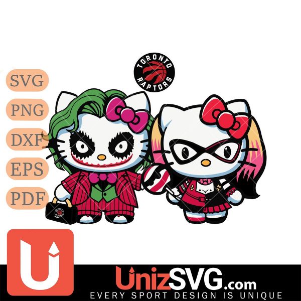 Toronto Raptors Hello Kitty Joker x Harley Quinn Horror