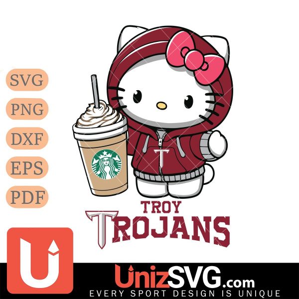 Troy Trojans Hello Kitty Starbucks