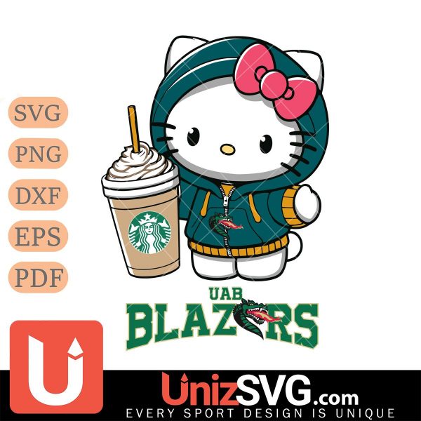 UAB Blazers Hello Kitty Starbucks