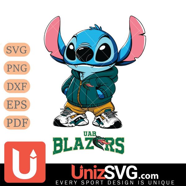 UAB Blazers Stitch Disney NCAA