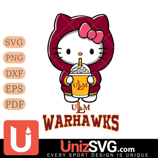 UL Monroe Warhawks Hello Kitty Starbucks 2