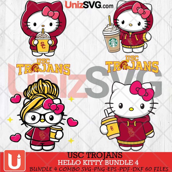 USC Trojans Hello Kitty bundle 4