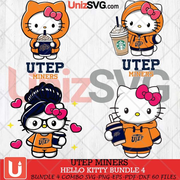 UTEP Miners Hello Kitty bundle 4