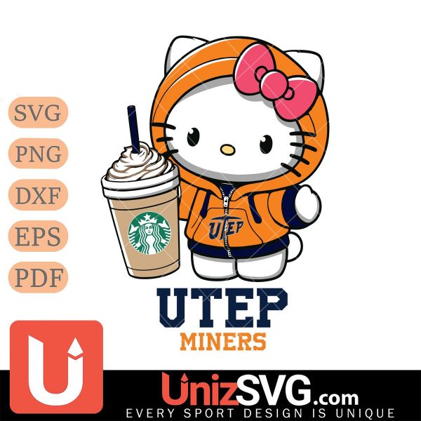 UTEP Miners Hello Kitty Starbucks