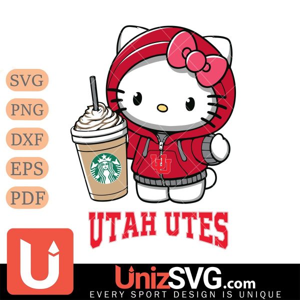 Utah Utes Hello Kitty Starbucks