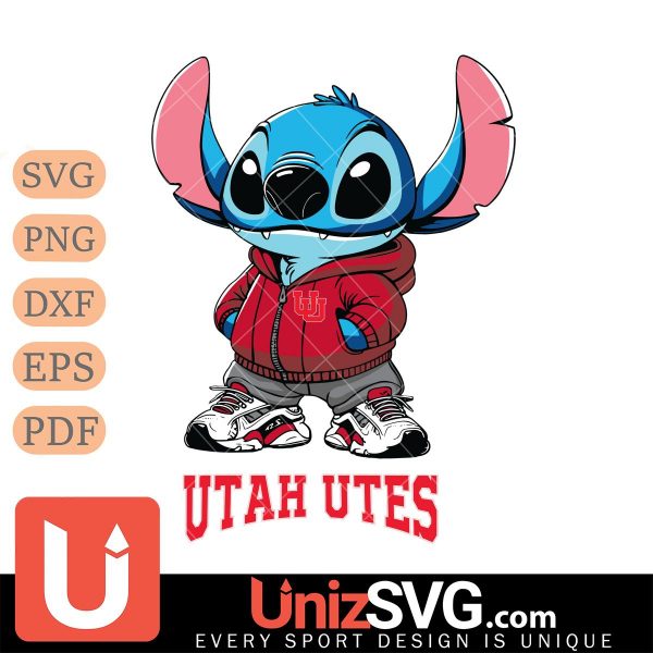 Utah Utes Stitch Disney NCAA