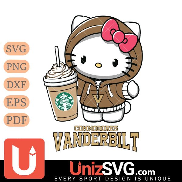 Vanderbilt Commodores Hello Kitty Starbucks