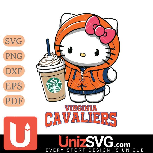 Virginia Cavaliers Hello Kitty Starbucks