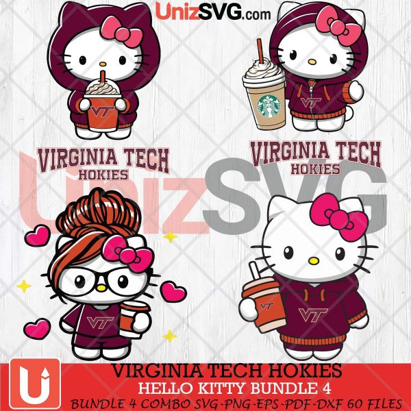 Virginia Tech Hokies Hello Kitty bundle 4