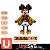 Washington Football Team Style Minnie Disney