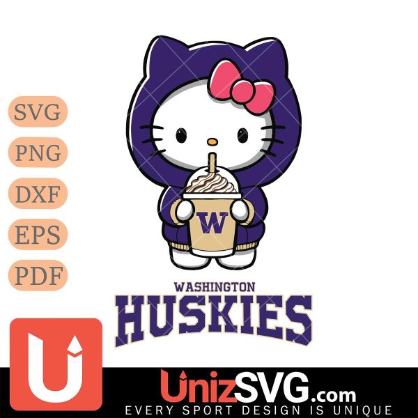 Washington Huskies Hello Kitty Starbucks 2