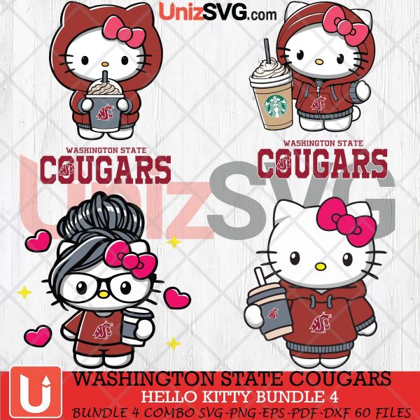 Washington State Cougars Hello Kitty bundle 4