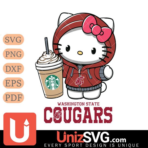 Washington State Cougars Hello Kitty Starbucks