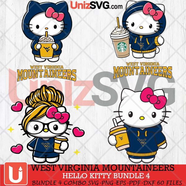 West Virginia Mountaineers Hello Kitty bundle 4