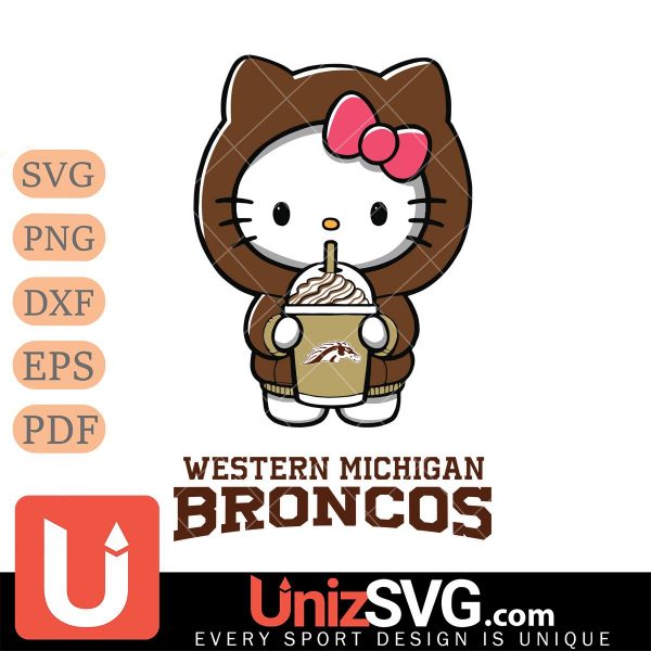 Western Michigan Broncos Hello Kitty Starbucks 2