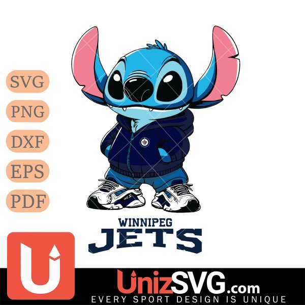 Winnipeg Jets Stitch Disney NHL