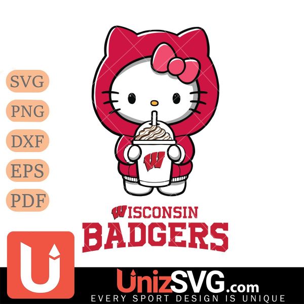 Wisconsin Badgers Hello Kitty Starbucks 2