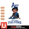 Air Force Falcons Betty Boop Black