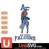 Air Force Falcons Fan Girl Black