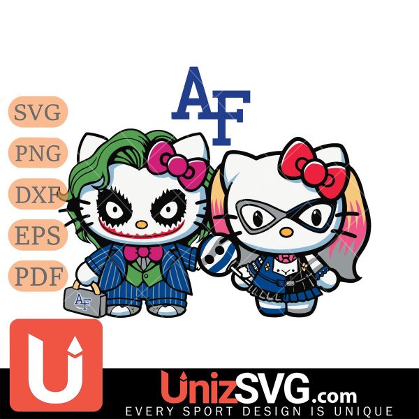 Air Force Falcons Hello Kitty Joker x Harley Quinn Horror