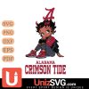 Alabama Crimson Tide Betty Boop Black