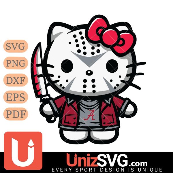 Alabama Crimson Tide Hello Kitty Jason Voorhees Horror