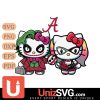 Alabama Crimson Tide Hello Kitty Joker x Harley Quinn Horror